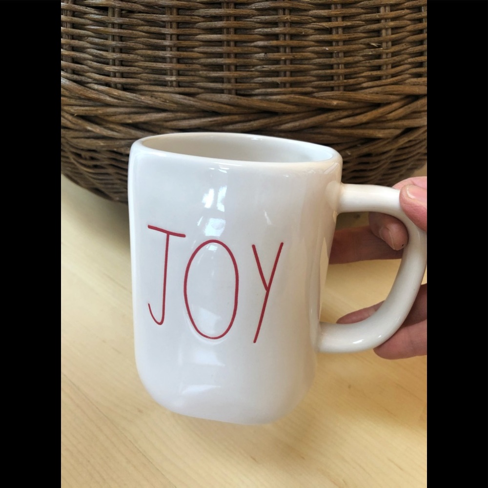 RAE DUNN farmhouse style JOY mug